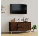 vidaXL TV-Schrank Braun Eichen-Optik 102x44,5x50 cm Holzwerkstoff Bild 1