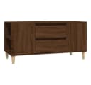 vidaXL TV-Schrank Braun Eichen-Optik 102x44,5x50 cm Holzwerkstoff Bild 2