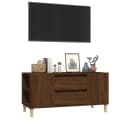 vidaXL TV-Schrank Braun Eichen-Optik 102x44,5x50 cm Holzwerkstoff Bild 4
