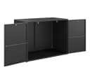 VIDAXL Garten-Geräteschrank Schwarz Polyrattan Bild 3