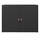 VIDAXL Garten-Geräteschrank Schwarz Polyrattan Bild 4