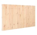 vidaXL Wand-Kopfteil Massivholz Kiefer Klassisches Design Bild 2