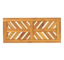 vidaXL Gartenbank 80 cm Massivholz Fischgräten-Design Bild 5