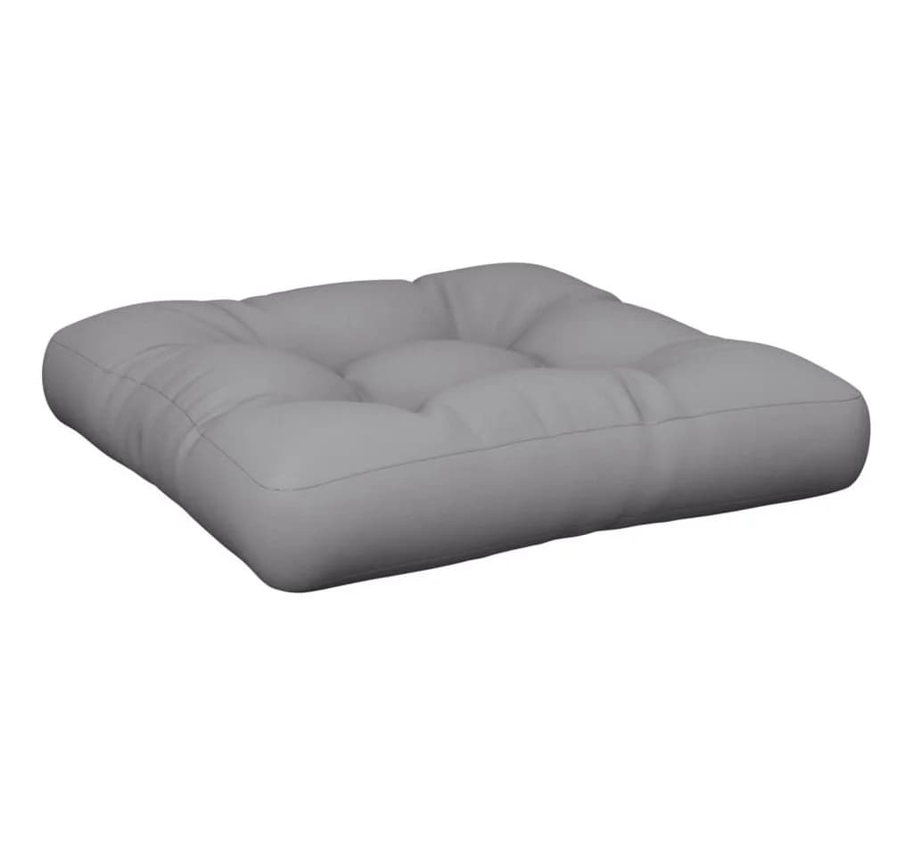 vidaXL Sitzauflage Palettenkissen Grau 50x50x12 cm - Bild 2