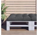 vidaXL Sitzauflage Schwarz 80x80 cm Polyester Bild 1