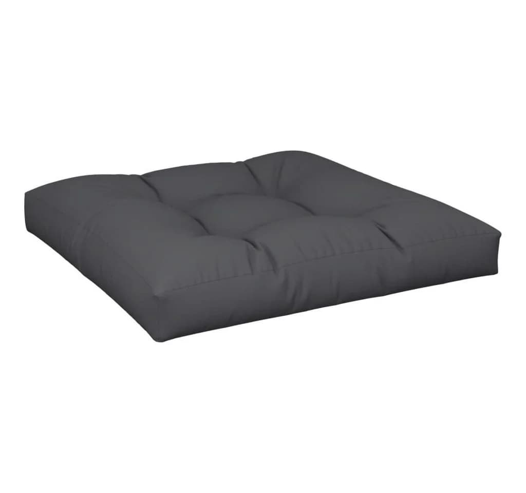 vidaXL Sitzauflage Schwarz 80x80 cm Polyester - Bild 2
