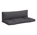 vidaXL Sitzauflage Palettenkissen 2-tlg. Anthrazit Polyester Bild 2
