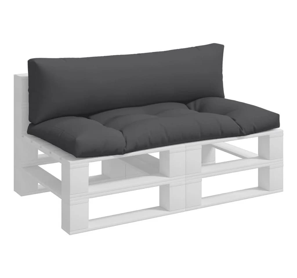 vidaXL Sitzauflage Palettenkissen 2-tlg. Anthrazit Polyester - Bild 3