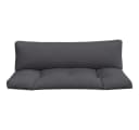 vidaXL Sitzauflage Palettenkissen 2-tlg. Anthrazit Polyester Bild 4