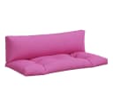 vidaXL Sitzauflage Palettenkissen 2 Stk. Rosa Oxford-Gewebe Bild 2