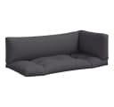 vidaXL Sitzauflage Palettenkissen 3-tlg. Anthrazit Polyester Bild 2