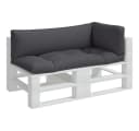 vidaXL Sitzauflage Palettenkissen 3-tlg. Anthrazit Polyester Bild 3