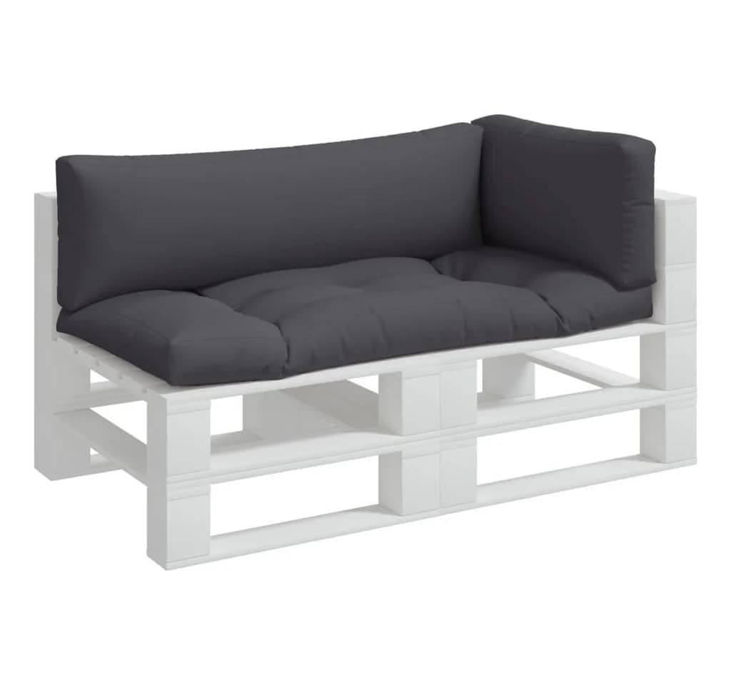 vidaXL Sitzauflage Palettenkissen 3-tlg. Anthrazit Polyester - Bild 3