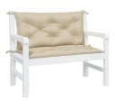 vidaXL Gartenbankauflage Beige Oxford-Gewebe Wasserabweisend Bild 3