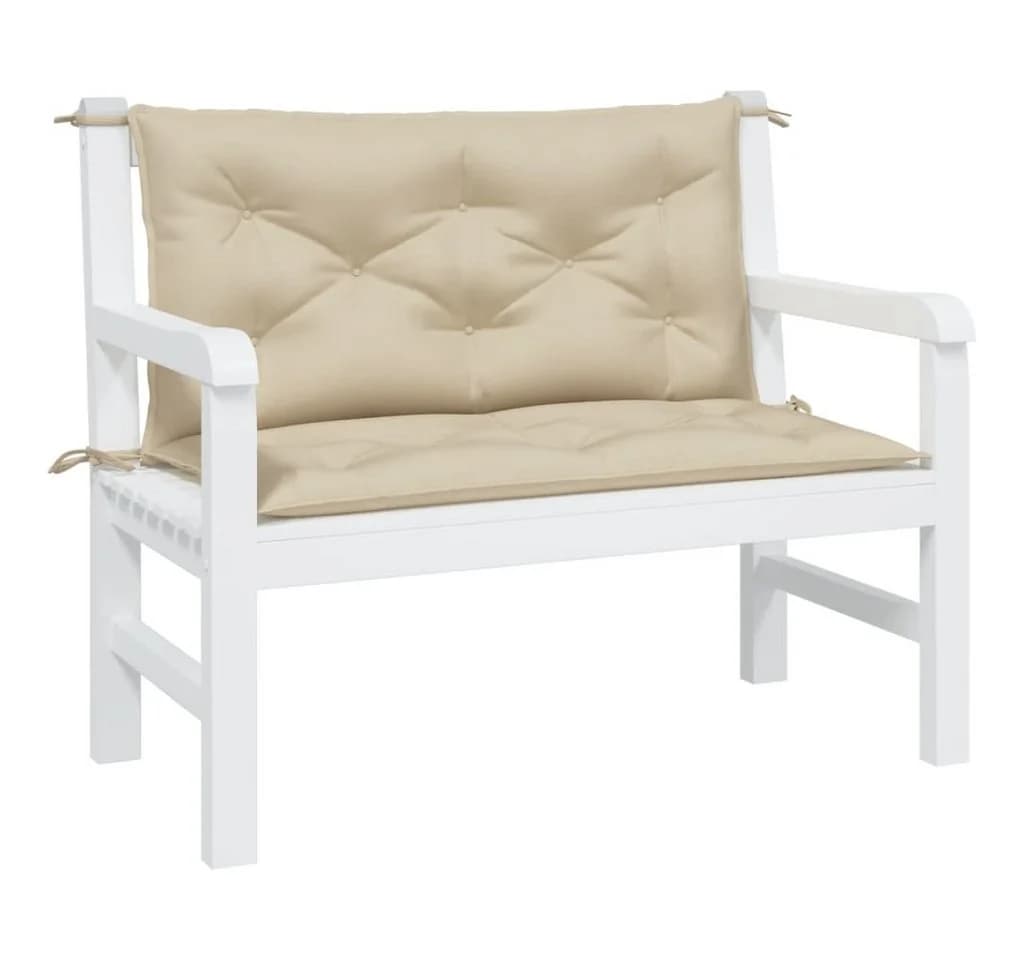 vidaXL Gartenbankauflage Beige Oxford-Gewebe Wasserabweisend - Bild 3