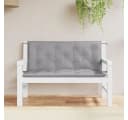 vidaXL Sitzauflage Gartenbank Grau Oxford-Gewebe 2 Stk. Bild 1