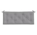 vidaXL Sitzauflage Gartenbank Grau Oxford-Gewebe 2 Stk. Bild 5