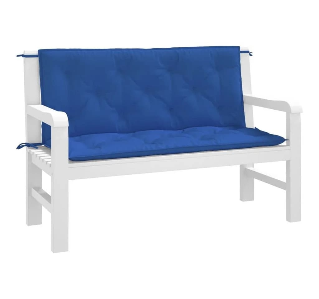 vidaXL Sitzauflage Gartenbank Blau Oxford-Gewebe - Bild 3