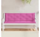 vidaXL Sitzauflage Gartenbank 2 Stk. Rosa Polyester Bild 3