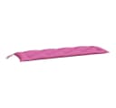 vidaXL Sitzauflage Gartenbank 2 Stk. Rosa Polyester Bild 5