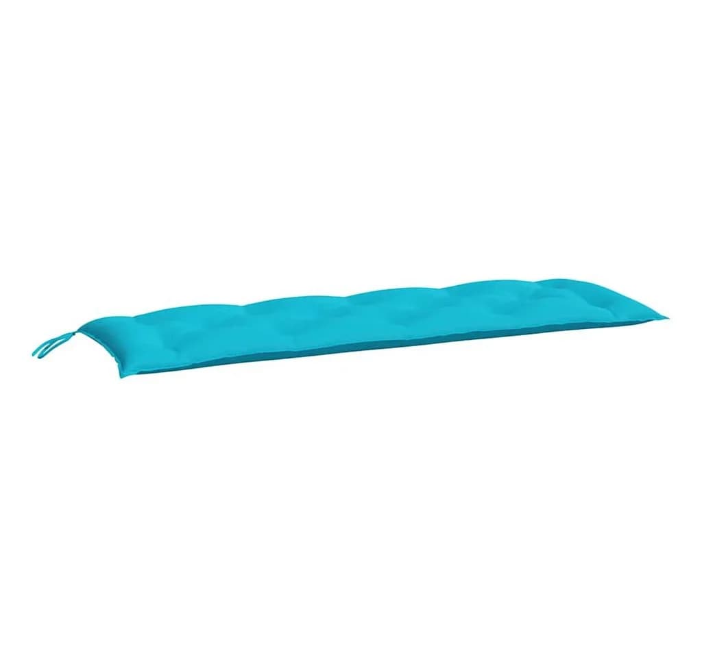 vidaXL Sitzauflage Gartenbank Türkis Polyester - Bild 5