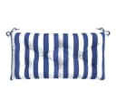 vidaXL Gartenbankauflage Blau/Weiß Gestreift Polyester Bild 2