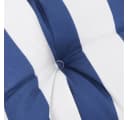 vidaXL Gartenbankauflage Blau/Weiß Gestreift Polyester Bild 5