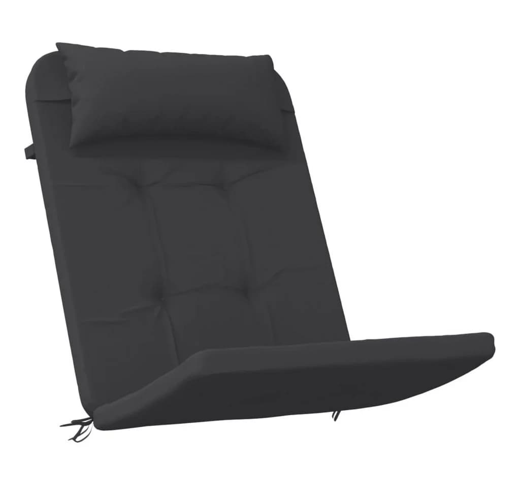 vidaXL Hochlehnerauflage Schwarz Oxford-Gewebe 2 Stk. - Bild 3