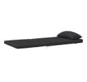 vidaXL Hochlehnerauflage Schwarz Oxford-Gewebe 2 Stk. Bild 5
