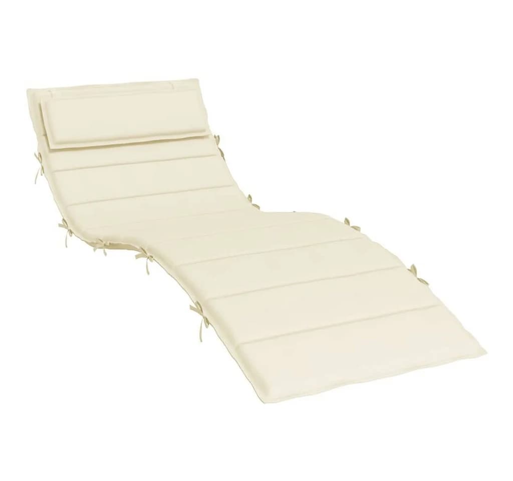 vidaXL Sitzauflage Creme Oxford-Gewebe Rutschfest - Bild 2