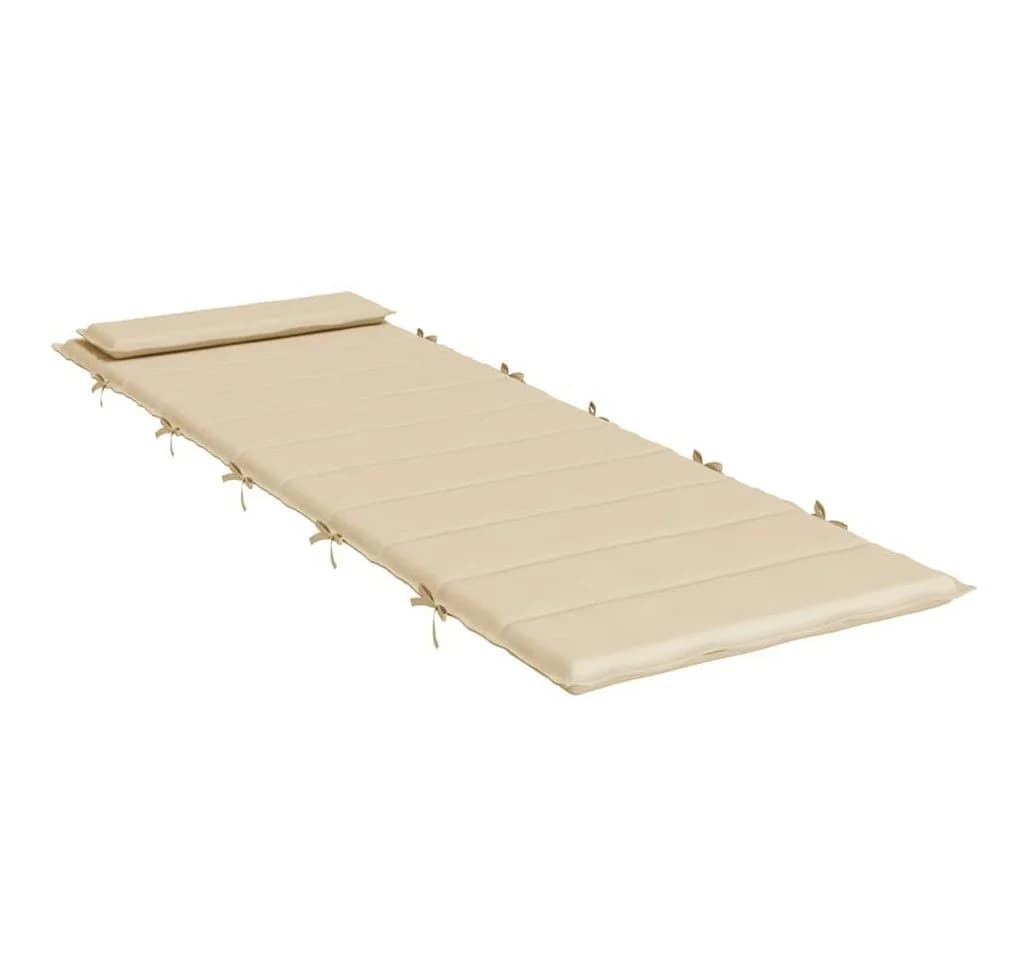 vidaXL Sitzauflage Sonnenliege Beige Oxford-Gewebe - Bild 4