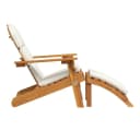 vidaXL Adirondack Gartenstuhl mit Fußstütze Massivholz Akazie Bild 5