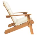 vidaXL Adirondack-Gartenbank mit Kissen Massivholz Beige Bild 4