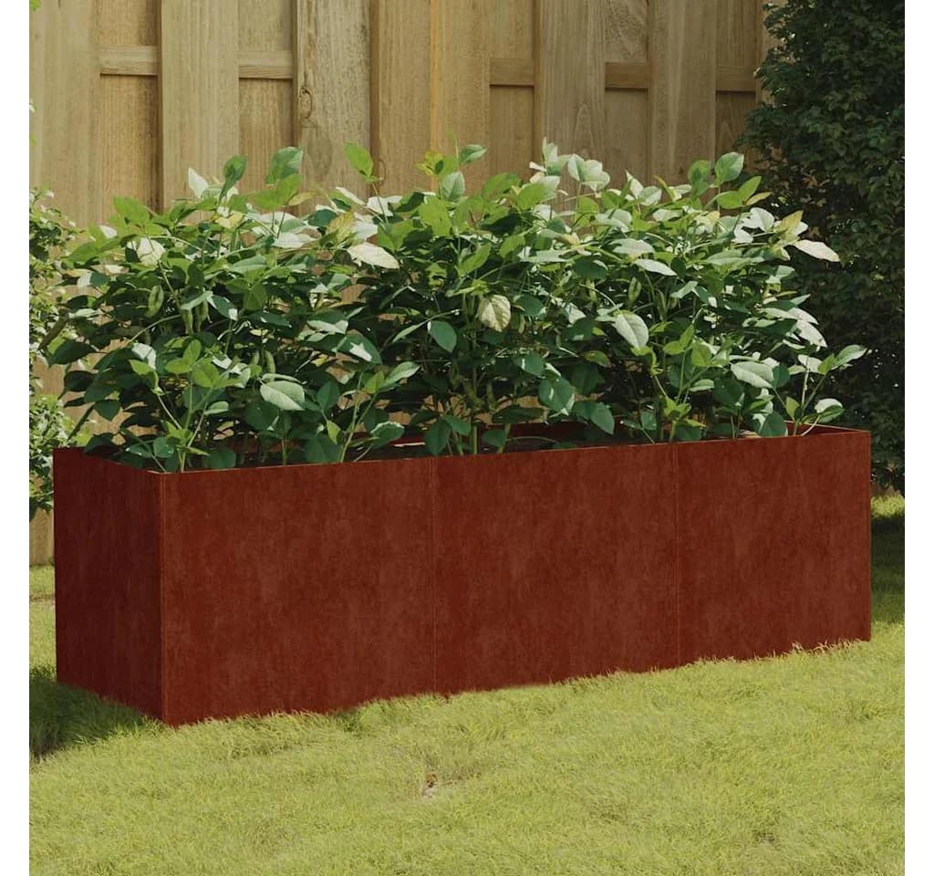 vidaXL Hochbeet 120x40x40 cm Cortenstahl Rostbraun
