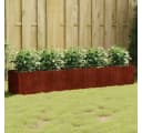 vidaXL Hochbeet 200x40x40 cm Cortenstahl Braun Bild 1