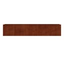 vidaXL Hochbeet 200x40x40 cm Cortenstahl Braun Bild 4