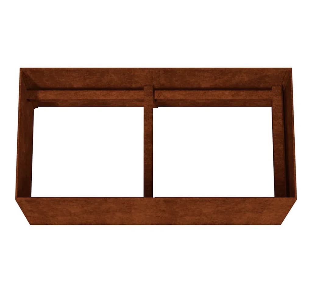 vidaXL Hochbeet 200x40x40 cm Cortenstahl Braun - Bild 5