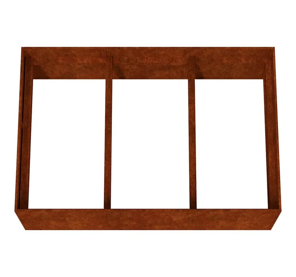 vidaXL Hochbeet 120x80x40 cm Cortenstahl Rostoptik - Bild 5