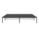 vidaXL Bettgestell Metall Schwarz 180x200 cm Bild 4