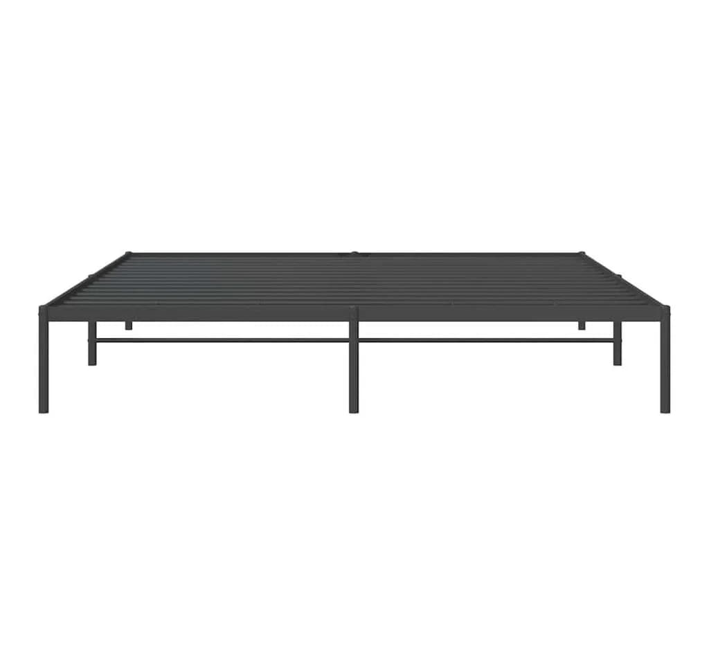 vidaXL Bettgestell Metall Schwarz 180x200 cm - Bild 4
