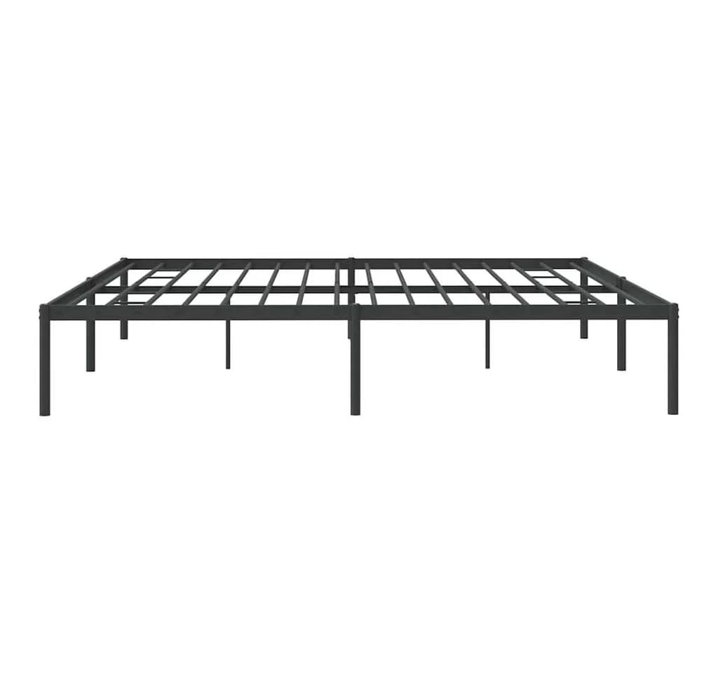 vidaXL Bettgestell Metall Schwarz 180x200 cm - Bild 5