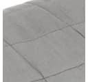 vidaXL Bettüberwurf Gewichtsdecke Grau 9 kg Baumwolle Bild 4