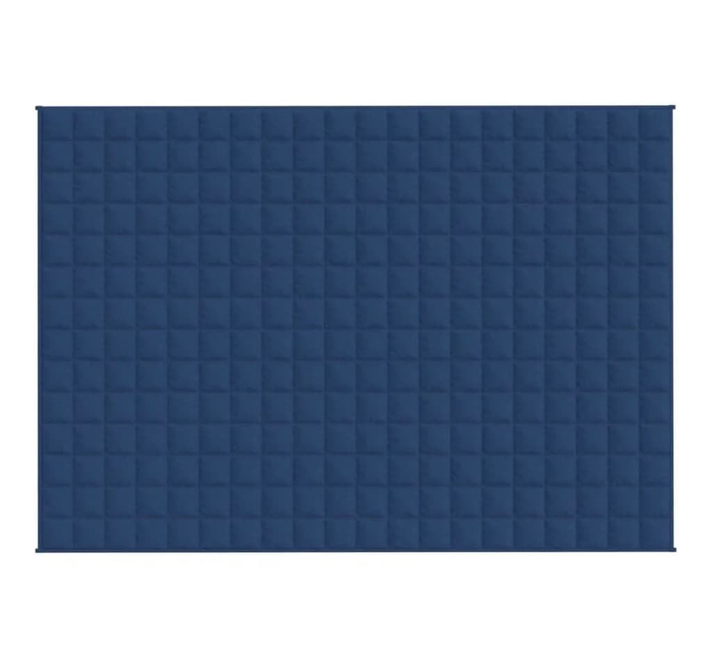 vidaXL Gewichtsdecke Blau 140x200 cm 6 kg - Bild 3