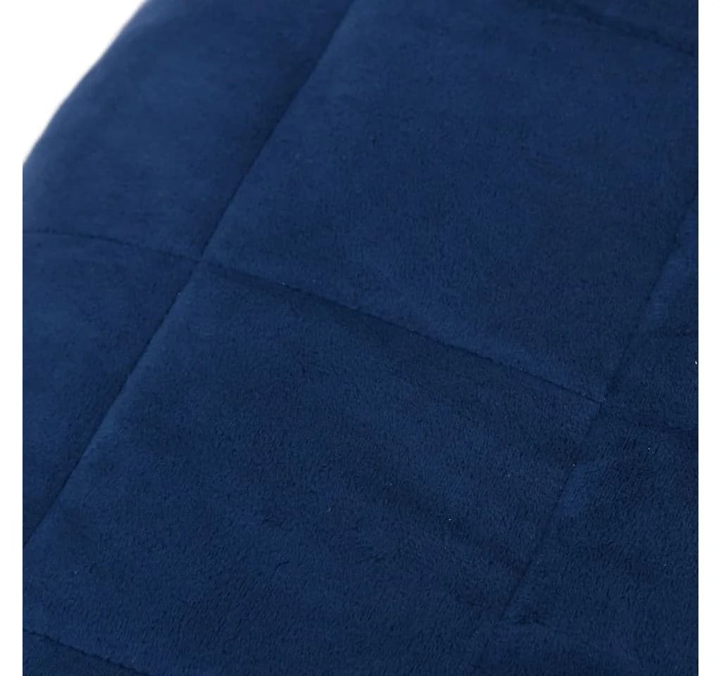 vidaXL Gewichtsdecke Blau 140x200 cm 6 kg - Bild 4