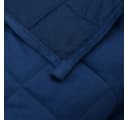 vidaXL Gewichtsdecke Blau 140x200 cm 6 kg Bild 5
