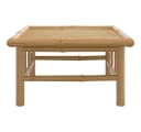 vidaXL Gartentisch Bambus 65x55x30 cm Naturbelassen Bild 3