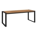 vidaXL Gartentisch U-Form Massivholz Industrieller Look Bild 2