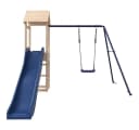 vidaXL Spielturm Massivholz Kiefer mit Rutsche und Schaukel Bild 4