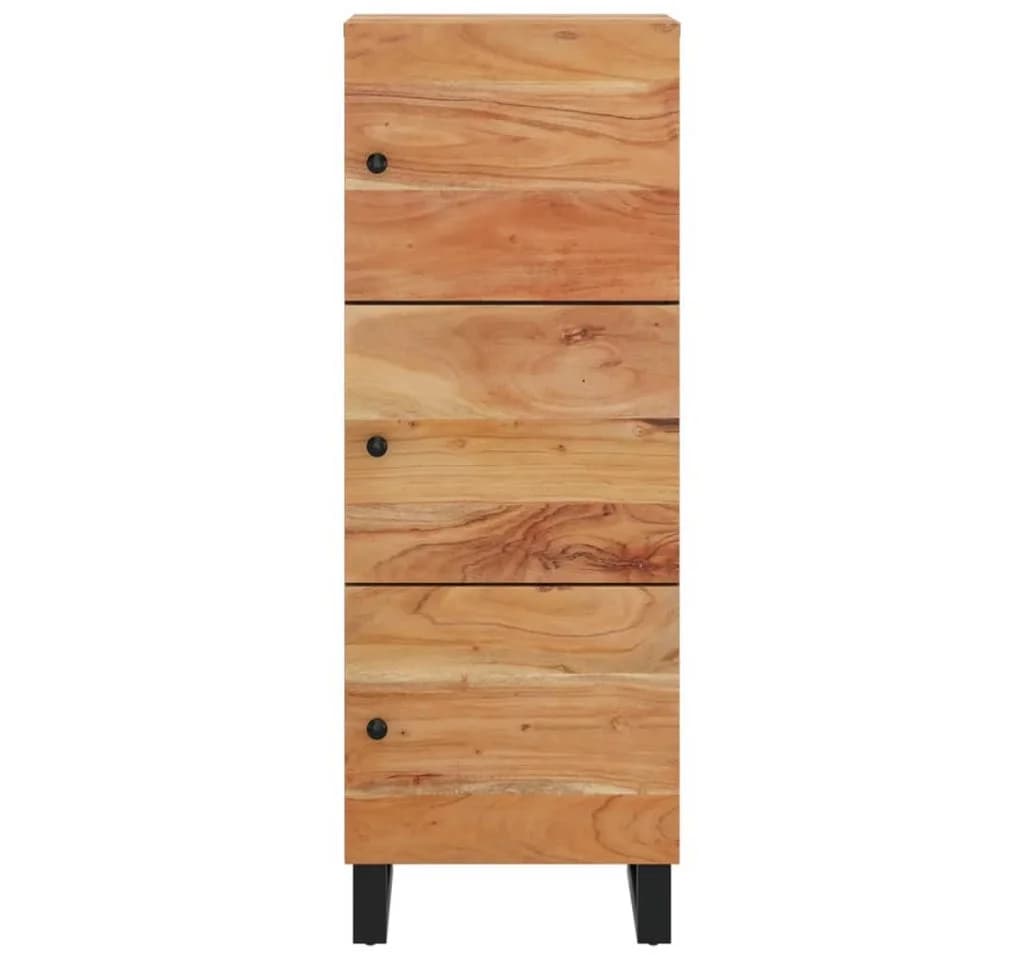 vidaXL Highboard mit 3 Türen Massivholz Akazie & Eisen - Bild 3