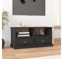 vidaXL TV-Schrank Schwarz Holzwerkstoff Bild 1
